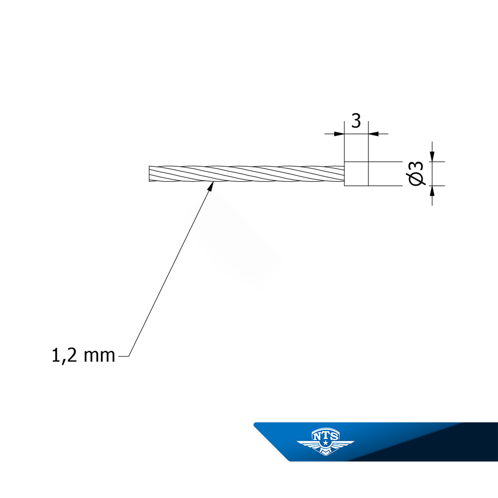 Gasnippel-ritningsbild